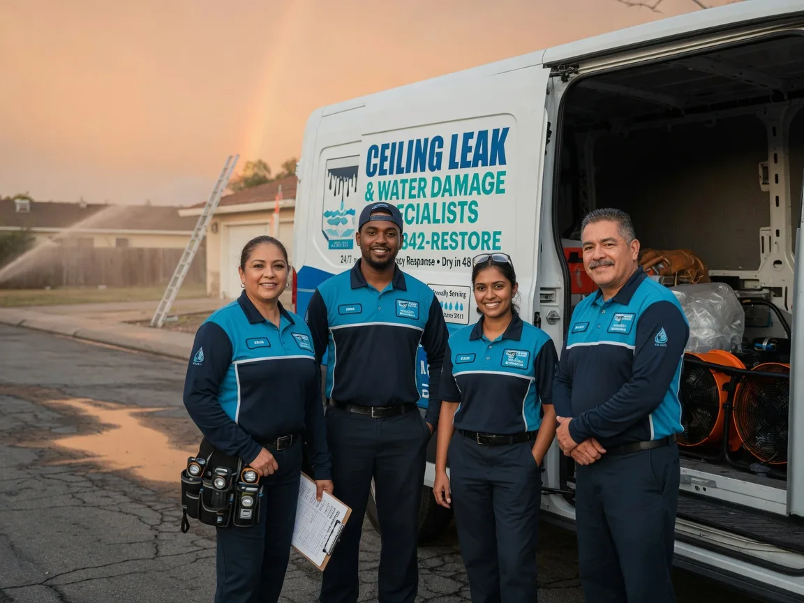 Ceiling Leak Cleanup company in Virginville, PA