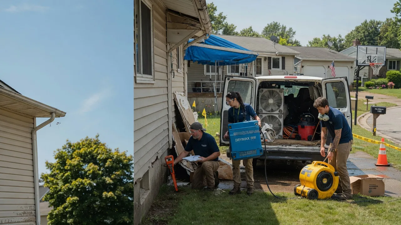 Ceiling Leak Cleanup in Virginville, PA near me